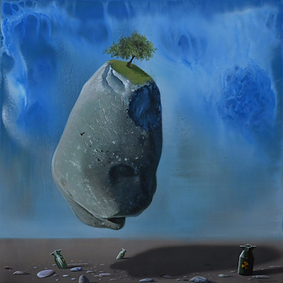 Adem Kipçak imzalı tablo — Akrilik Boya, 50×50 cm, 60.000 TL müzayede satışı