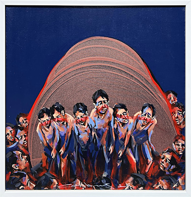 Gülbuğ Mukaddes imzalı tablo — Akrilik Boya, 60×60 cm, 14.000 TL müzayede satışı