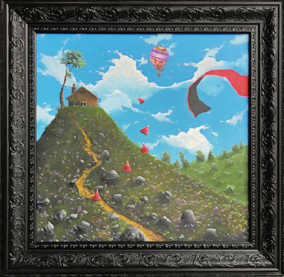 Serdar Akkılıç imzalı tablo — Yağlı Boya, 50×50 cm, 65.000 TL müzayede satışı