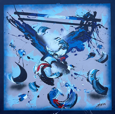 Alaaddin Hız imzalı tablo — Yağlı Boya, 100×100 cm, 16.000 TL müzayede satışı