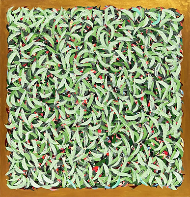 Emine Durak imzalı tablo — Akrilik Boya, 100×100 cm, 22.500 TL müzayede satışı