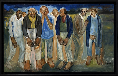 Abdullah Memedoğlu imzalı tablo — Yağlı Boya, 60×100 cm, 30.000 TL müzayede satışı