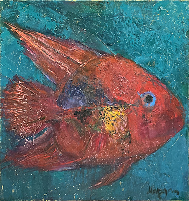 Cornelia Morgan imzalı tablo — Yağlı Boya, 60×60 cm, 6.500 TL müzayede satışı