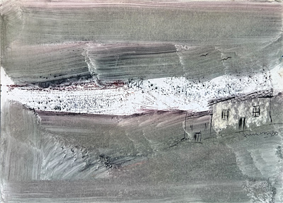 Tuncay Betil imzalı tablo — Karışık Teknik, 23×32 cm, 17.000 TL müzayede satışı