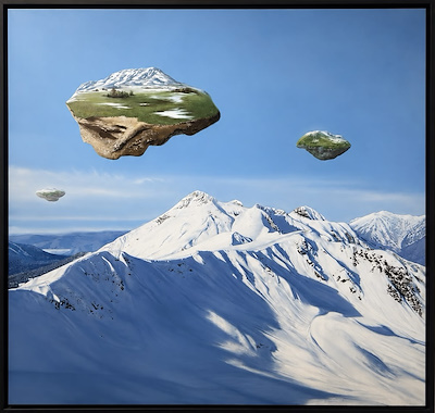 Adem Kipçak imzalı tablo — Akrilik Boya, 100×100 cm, 100.000 TL müzayede satışı