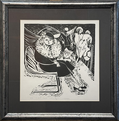 Muran ???? imzalı tablo — Baskı, 30×30 cm, 3.500 TL müzayede satışı
