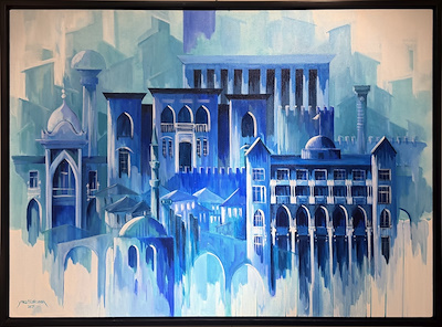 Yakut Kalkavan imzalı tablo — Akrilik Boya, 80×110 cm, 70.000 TL müzayede satışı