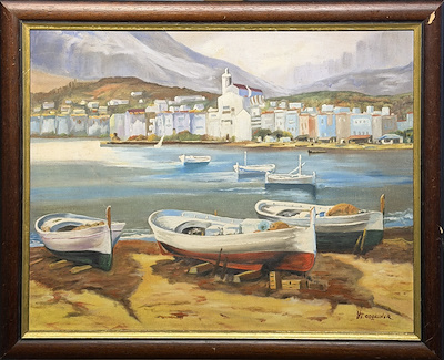 Y.t. Coşkuner imzalı tablo — Yağlı Boya, 40×50 cm, 1.700 TL müzayede satışı