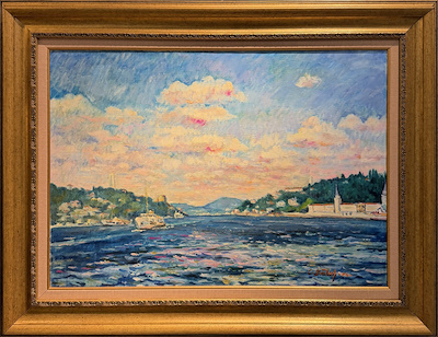 Cevdet Batur imzalı tablo — Yağlı Boya, 50×70 cm, 50.000 TL müzayede satışı