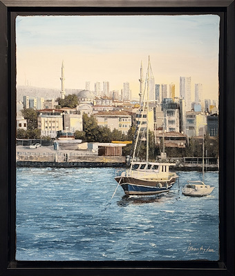 İlhan Aydan imzalı tablo — Yağlı Boya, 40×50 cm, 35.000 TL müzayede satışı