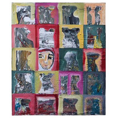 Roman Grup imzalı tablo — Akrilik Boya, 80×100 cm, 10.000 TL müzayede satışı