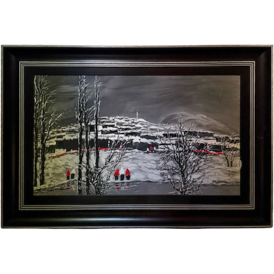 Kara Kıș imzalı tablo — Yağlı Boya, 53×34 cm, 35.000 TL müzayede satışı