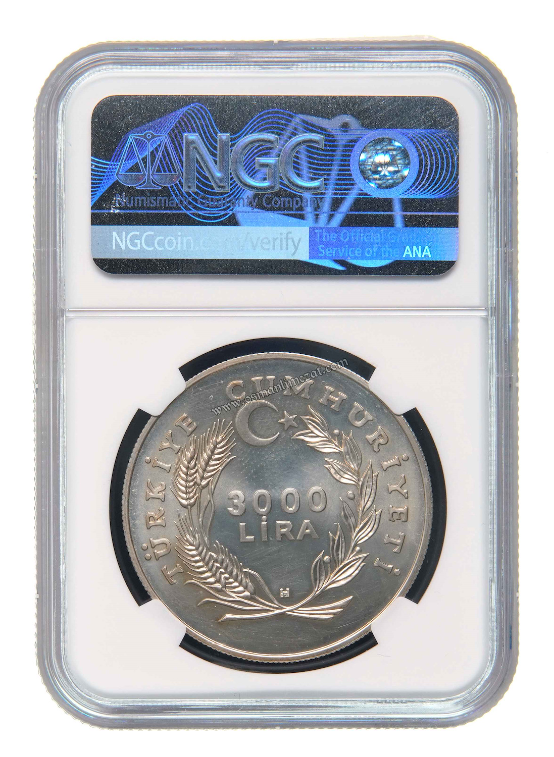 NGC SERTİFİKALI-1981 Uluslararası Sakatlar Yılı 3000 Lira - PROOF