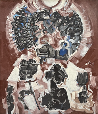 Şadan Bezeyiş imzalı tablo — Yağlı Boya, 70×60 cm, 185.000 TL müzayede satışı