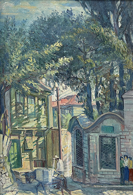 Selahattin Teoman imzalı tablo — Yağlı Boya, 67×46 cm, 200.000 TL müzayede satışı