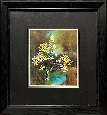 Aydın Baykara imzalı tablo — Sulu Boya, 19×16 cm, 3.000 TL müzayede satışı