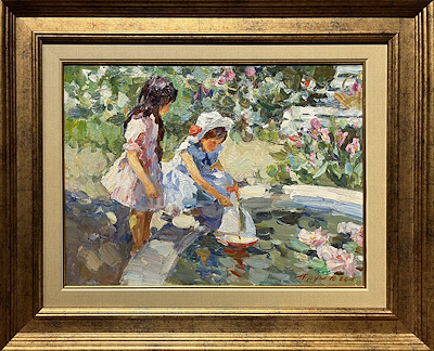 Vladimir Trush imzalı tablo — Yağlı Boya, 28×38 cm, 9.500 TL müzayede satışı