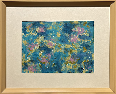 Neslihan Eşin imzalı tablo — Karışık Teknik, 21×30 cm, 2.000 TL müzayede satışı