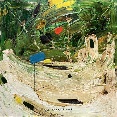 Sümeyye Bozkurt imzalı tablo — Akrilik Boya, 50×50 cm, 3.250 TL müzayede satışı