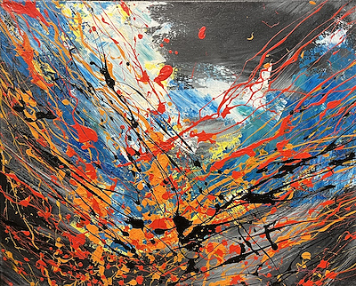 Şehriyar Cem imzalı tablo — Akrilik Boya, 40×50 cm, 7.000 TL müzayede satışı