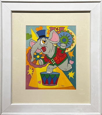 Neşe Evitan imzalı tablo — Guaj, 28×22 cm, 2.750 TL müzayede satışı