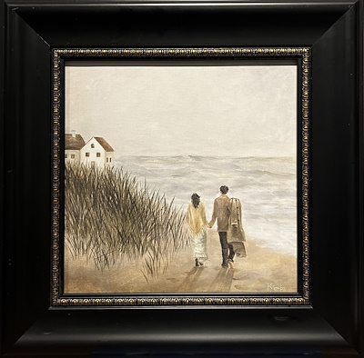 Katheryn Kempa imzalı tablo — Akrilik Boya, 30×30 cm, 5.500 TL müzayede satışı