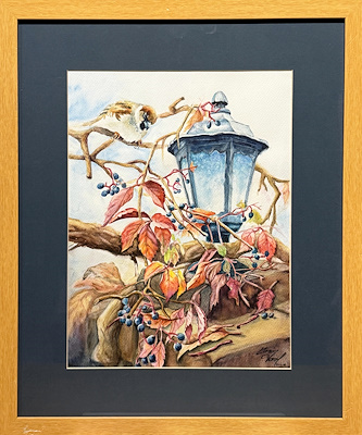 Canan Varol imzalı tablo — Sulu Boya, 40×30 cm, 2.500 TL müzayede satışı