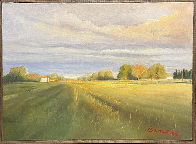 Öznur Atalay Özgür imzalı tablo — Yağlı Boya, 25×35 cm, 6.500 TL müzayede satışı