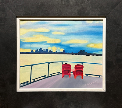 Cem Başarır imzalı tablo — Yağlı Boya, 25×30 cm, 9.500 TL müzayede satışı