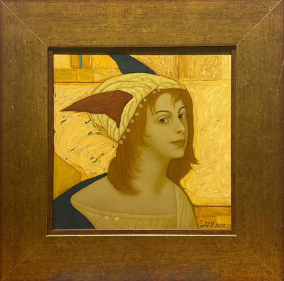 Aleksandr Melnikov imzalı tablo — Yağlı Boya, 30×30 cm, 20.000 TL müzayede satışı