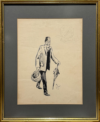 Cemil Cem imzalı tablo — 30×22 cm, 13.000 TL müzayede satışı