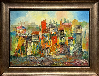 David Sanaia imzalı tablo — Yağlı Boya, 50×70 cm, 13.000 TL müzayede satışı