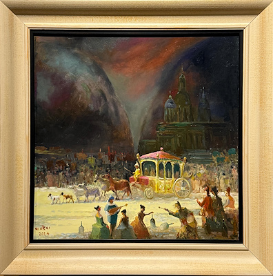 Giorgi Melikidze imzalı tablo — Yağlı Boya, 50×50 cm, 65.000 TL müzayede satışı
