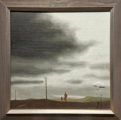 Cem Başarır imzalı tablo — Yağlı Boya, 50×50 cm, 20.000 TL müzayede satışı