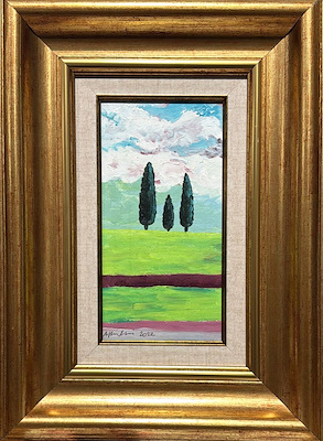 Alfred Mirashi Milot imzalı tablo — Yağlı Boya, 25×13 cm, 6.500 TL müzayede satışı