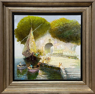 Giorgi Melikidze imzalı tablo — Yağlı Boya, 40×40 cm, 42.500 TL müzayede satışı