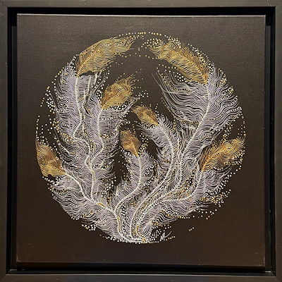 Natalia Revoniuk imzalı tablo — Akrilik Boya, 50×50 cm, 15.000 TL müzayede satışı