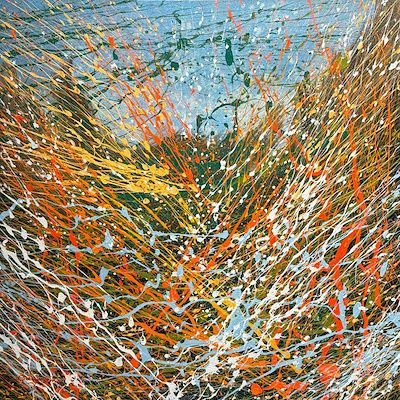 Şehriyar Cem imzalı tablo — Akrilik Boya, 60×60 cm, 5.500 TL müzayede satışı