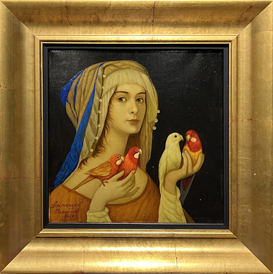 Aleksandr Melnikov imzalı tablo — Yağlı Boya, 30×30 cm, 35.000 TL müzayede satışı