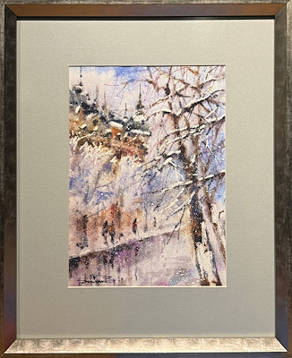 Sergey Shcherbakov imzalı tablo — Sulu Boya, 30×20 cm, 7.000 TL müzayede satışı