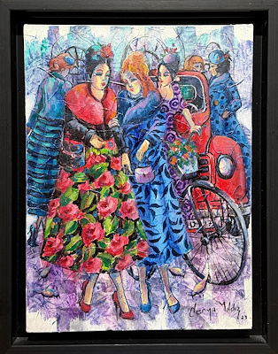 Derya Yıldız imzalı tablo — Yağlı Boya, 40×30 cm, 11.000 TL müzayede satışı