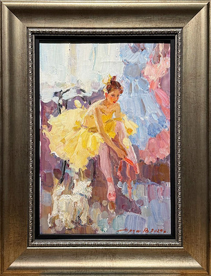 Vladimir Trush imzalı tablo — Yağlı Boya, 44×30 cm, 13.000 TL müzayede satışı