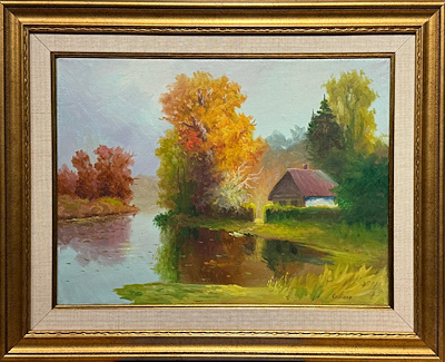 Sender Petr imzalı tablo — Yağlı Boya, 30×40 cm, 5.000 TL müzayede satışı