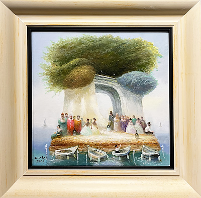 Giorgi Melikidze imzalı tablo — Yağlı Boya, 40×40 cm, 60.000 TL müzayede satışı