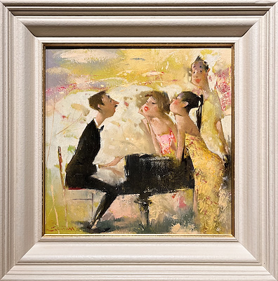 Senan Eynullayev imzalı tablo — Yağlı Boya, 40×40 cm, 37.500 TL müzayede satışı