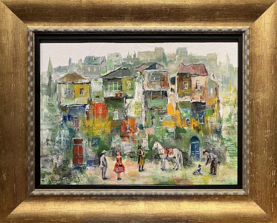 David Sanaia imzalı tablo — Yağlı Boya, 30×40 cm, 15.000 TL müzayede satışı