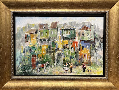 David Sanaia imzalı tablo — Yağlı Boya, 30×45 cm, 7.000 TL müzayede satışı