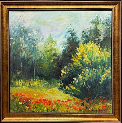 Neşe Üçer imzalı tablo — Yağlı Boya, 50×50 cm, 5.000 TL müzayede satışı