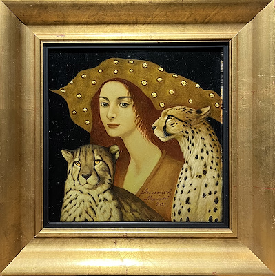 Aleksandr Melnikov imzalı tablo — Yağlı Boya, 30×30 cm, 37.500 TL müzayede satışı