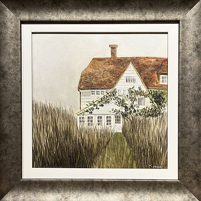 Katheryn Kempa imzalı tablo — Akrilik Boya, 30×30 cm, 5.000 TL müzayede satışı